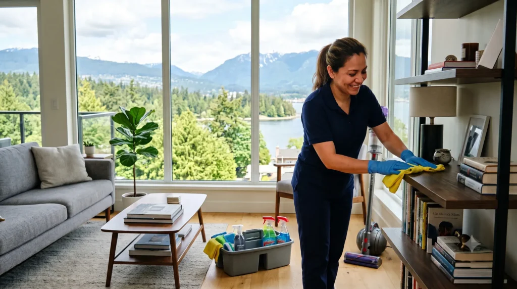 First House Cleaning Visit in North Vancouver