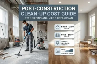 How Much Does Post Construction Clean Up Cost in 2026? A Complete Pricing Guide