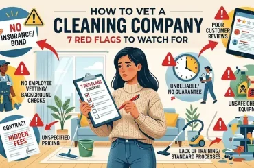 How to Vet a Cleaning Company: 7 Red Flags to Watch For
