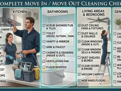 The Complete Move In / Move Out Cleaning Checklist