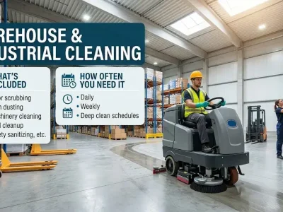 Warehouse and Industrial Cleaning: What's Included and How Often You Need It